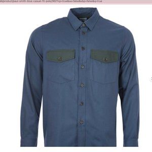 Paul Smith Blue Casual Fit Polo